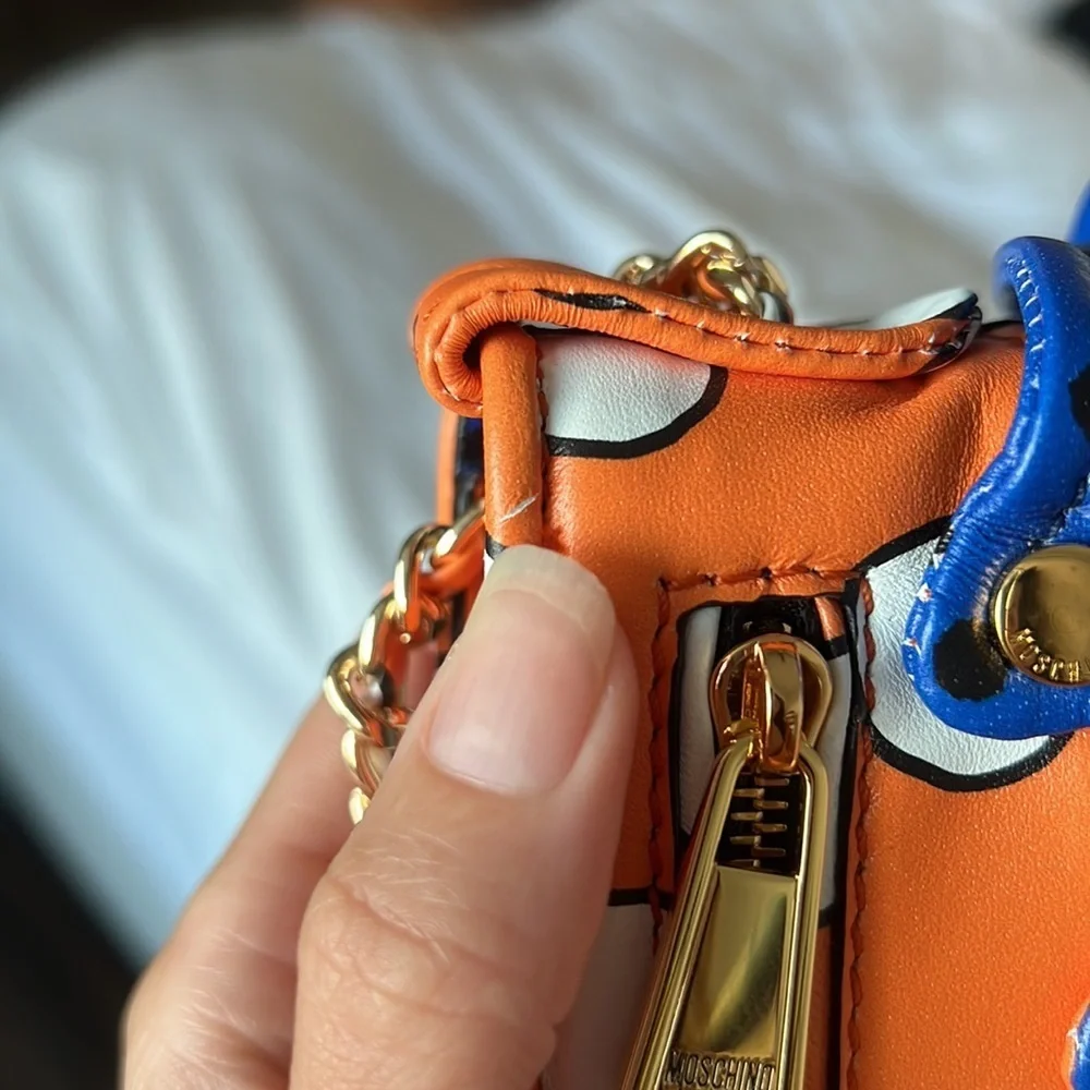 Moschino Couture Biker Bag. Polka dot. - Picture 14 of 17